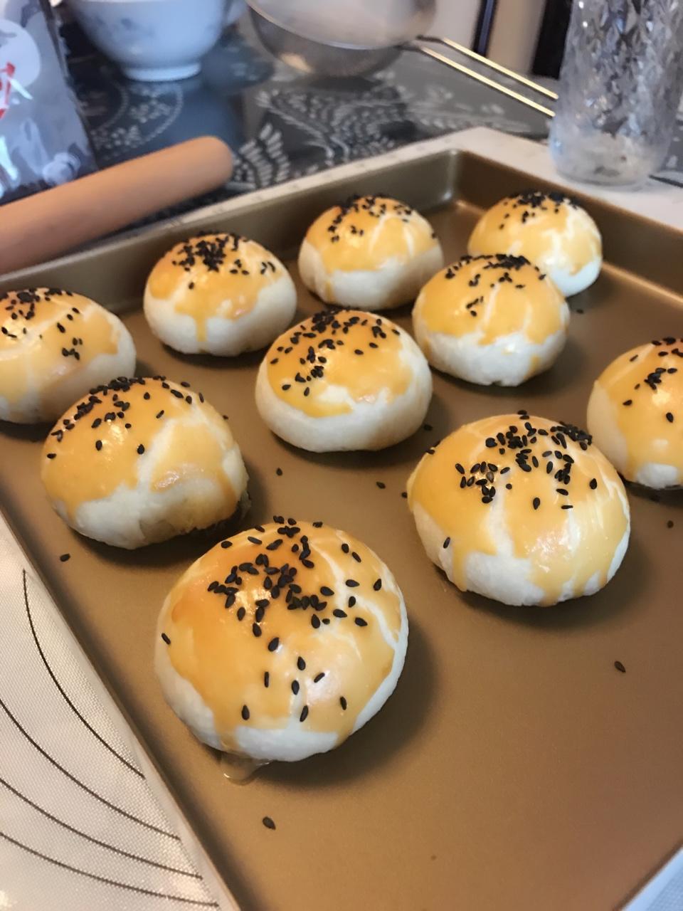 ann安之做的不用揉出膜,不用醒面就能酥掉渣的中式酥皮点心