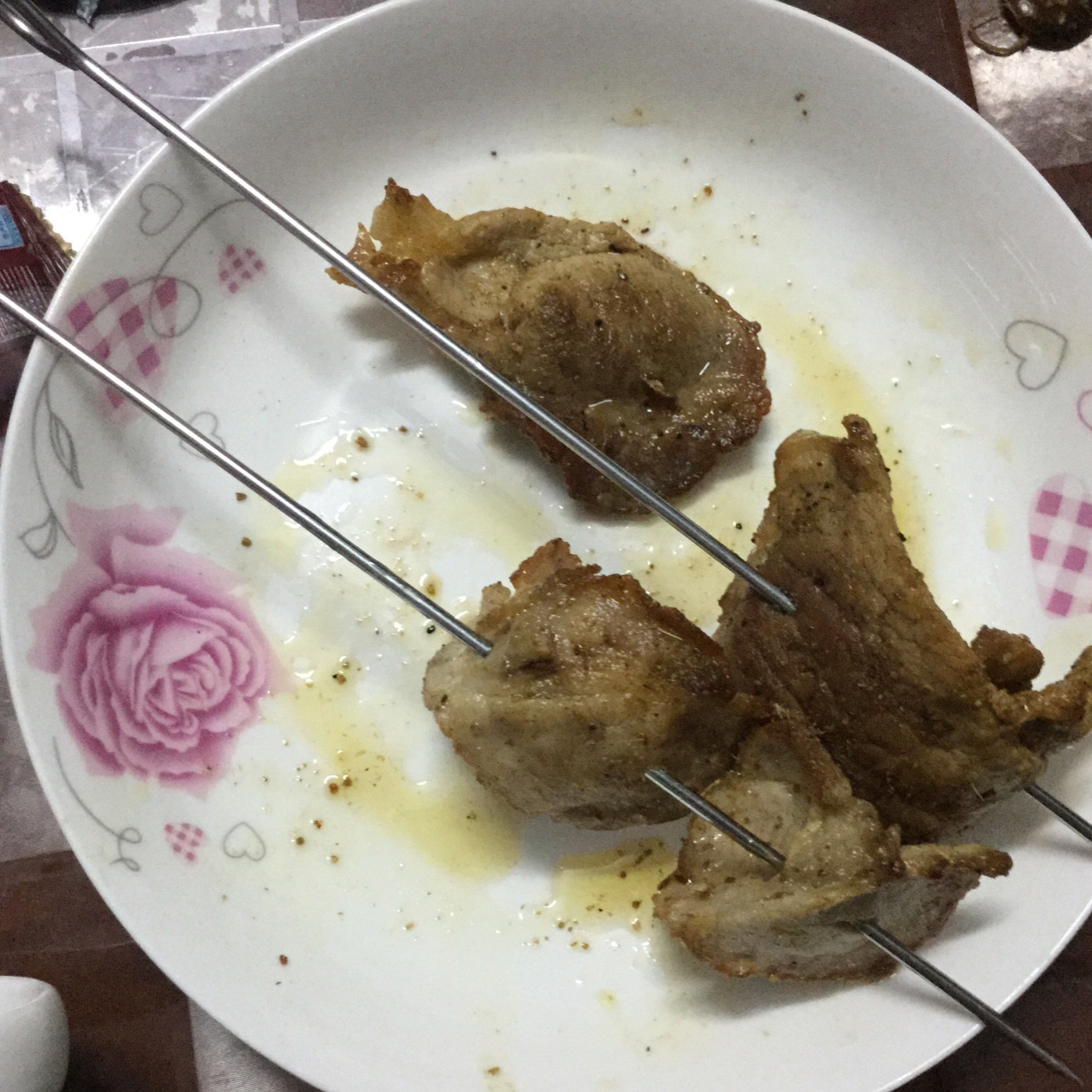 烤猪肉片