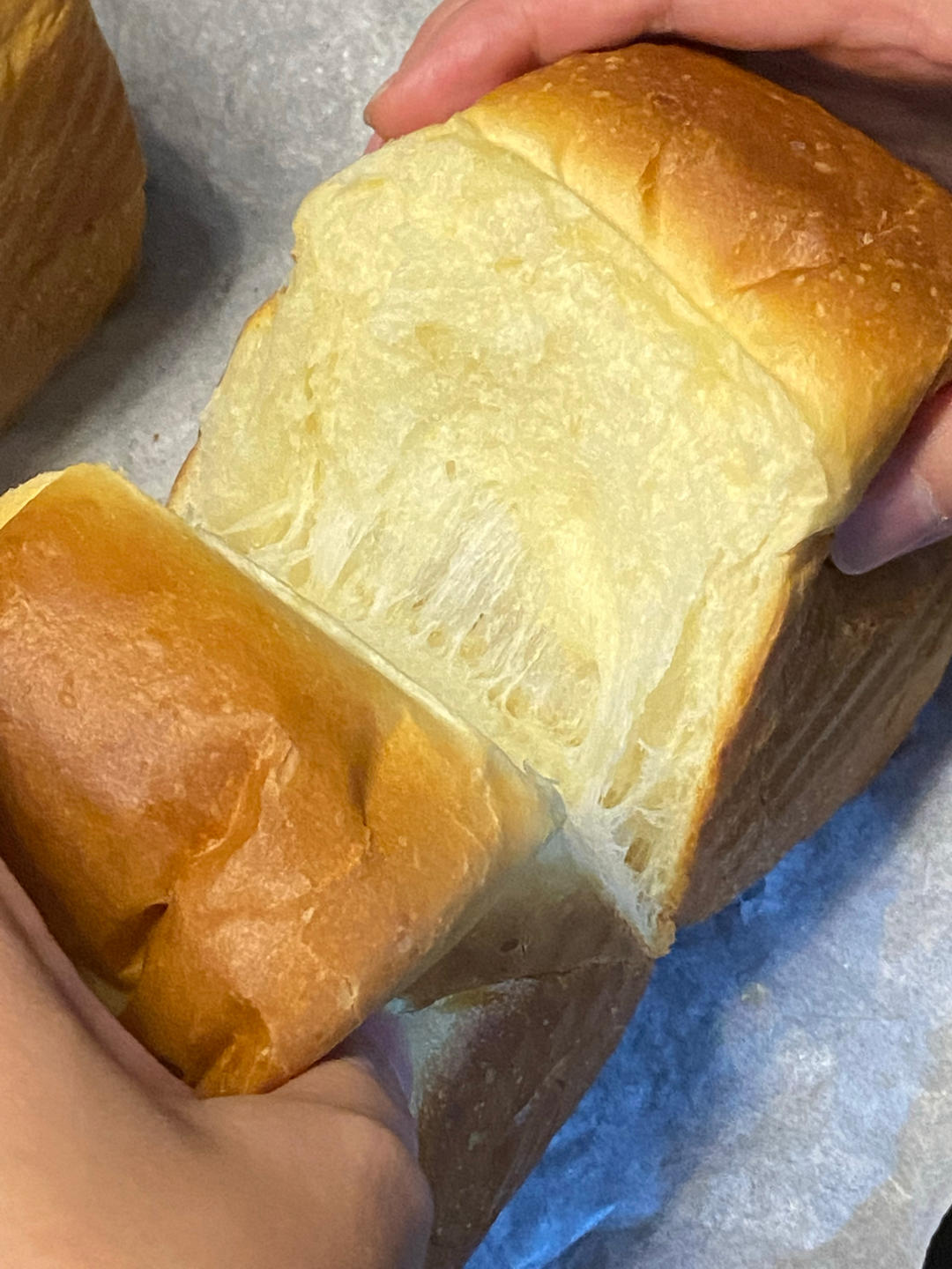 超软拉丝牛奶吐司🍞一次发酵