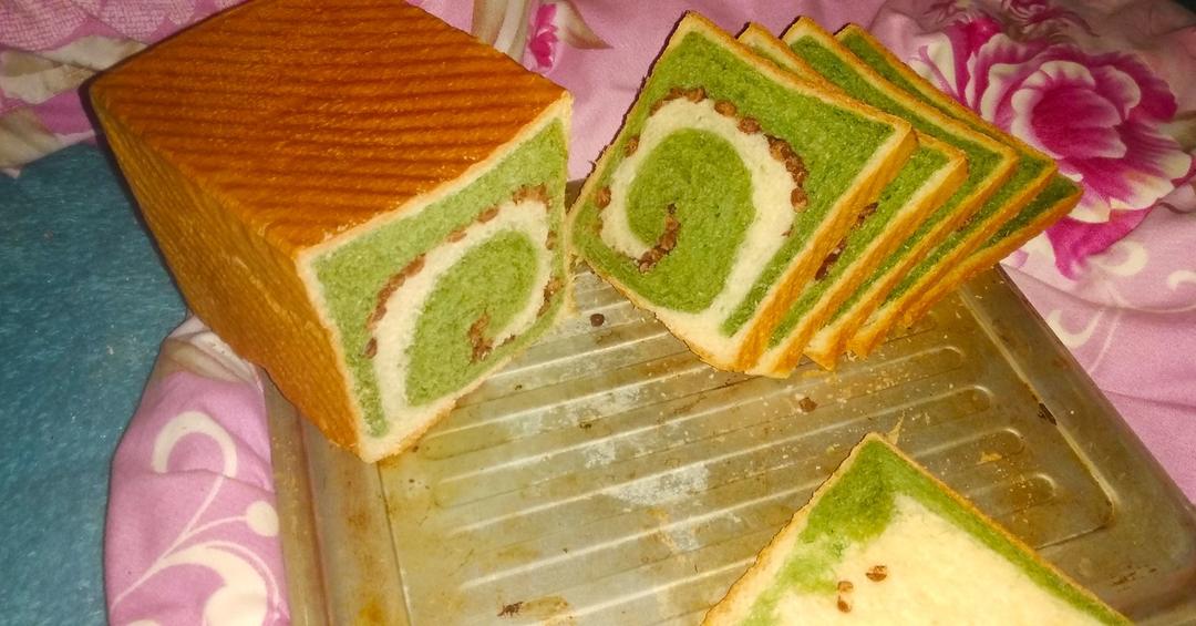 抹茶蜜豆吐司