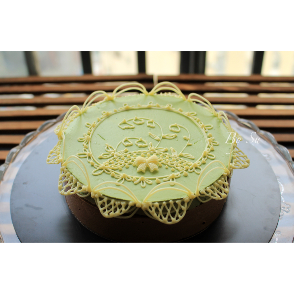 巧克力抹茶慕斯蛋糕