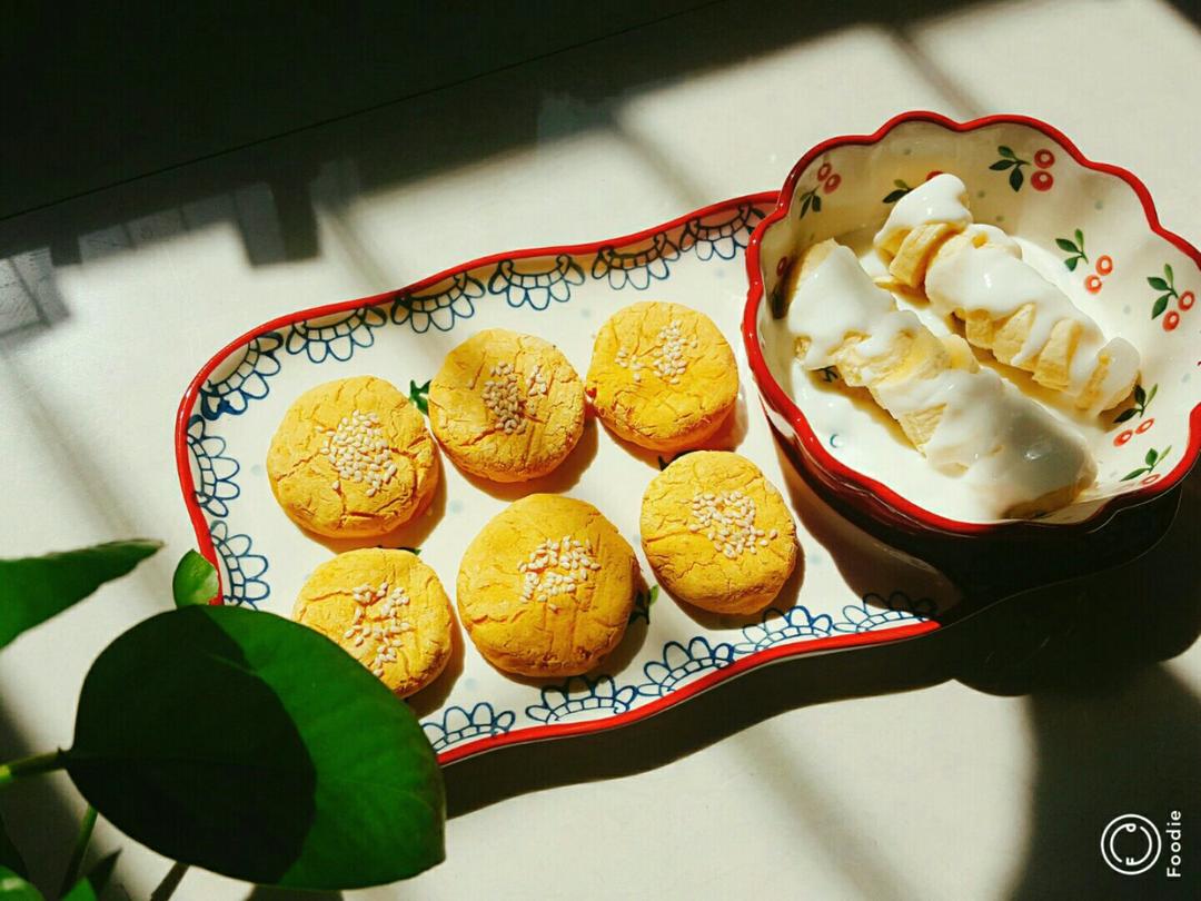 烤箱版紫薯饼（红薯饼）