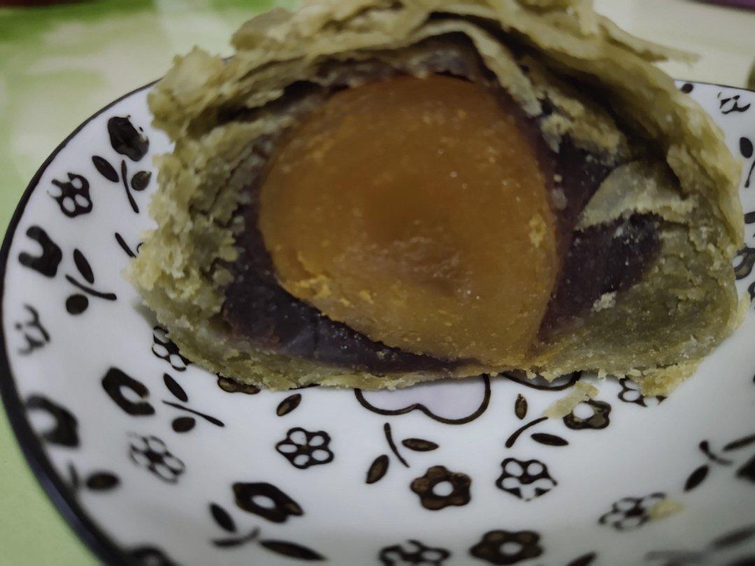 蛋黄酥~紫薯、抹茶、原味~花好月圆，中秋快乐~内附一次做六色蛋黄酥方法~