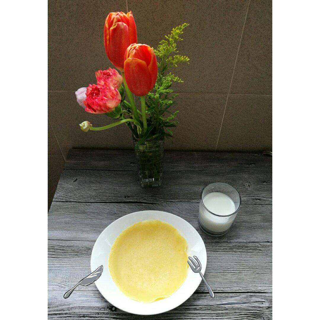 超简单红枣牛奶鸡蛋饼（不粘锅）