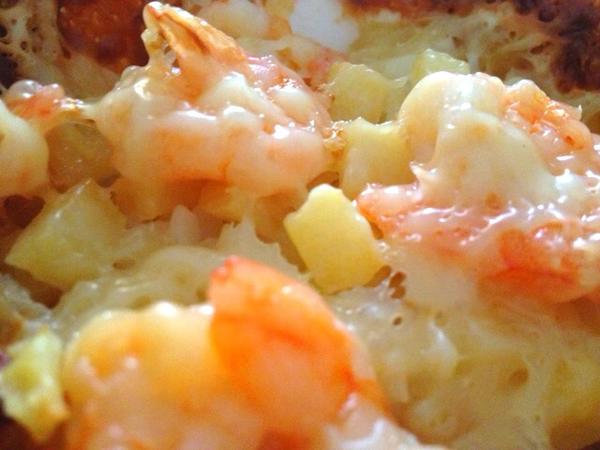 微波菠萝鲜虾焗饭