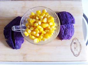 紫薯玉米沙拉的做法 步骤1