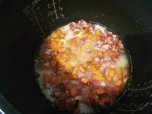 咸肉香肠胡萝卜菜饭的做法 步骤6