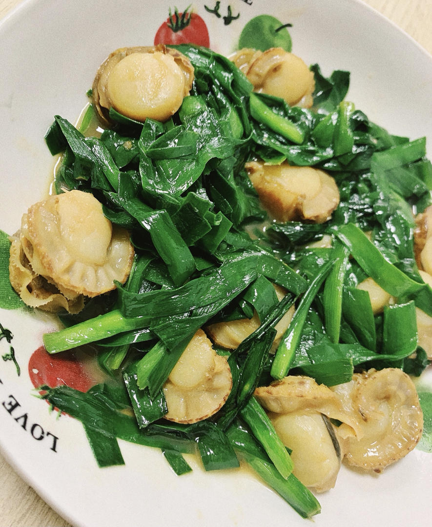 april5166做的韭菜炒扇贝