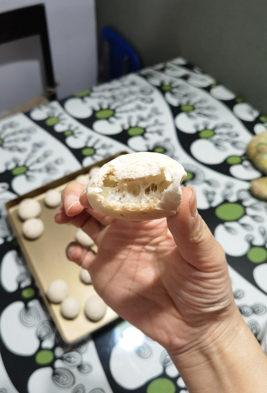 超简单的麻薯包！家里有木薯粉就能做！