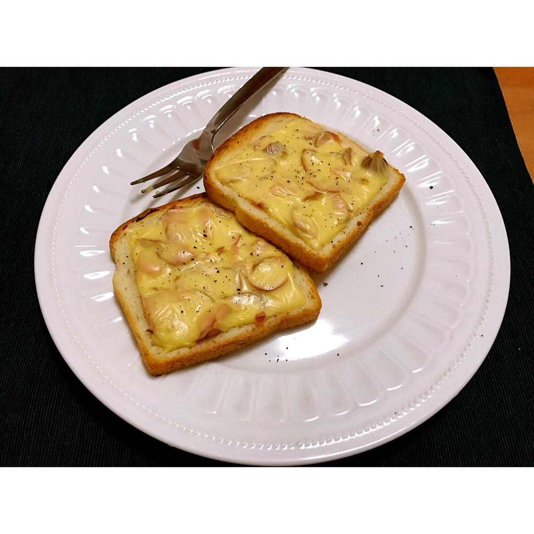 芝士面包片披萨