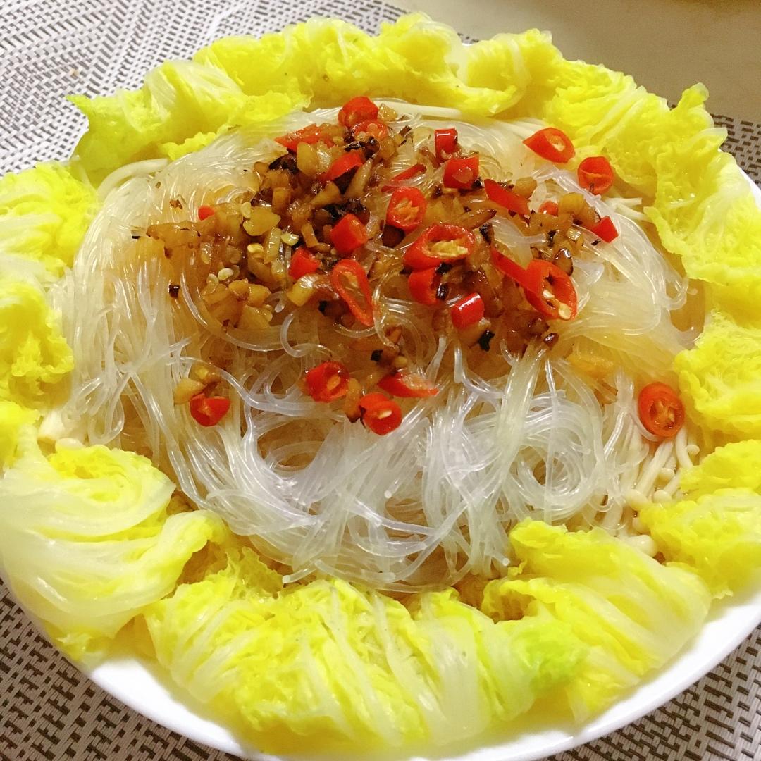 蒜蓉粉丝娃娃菜