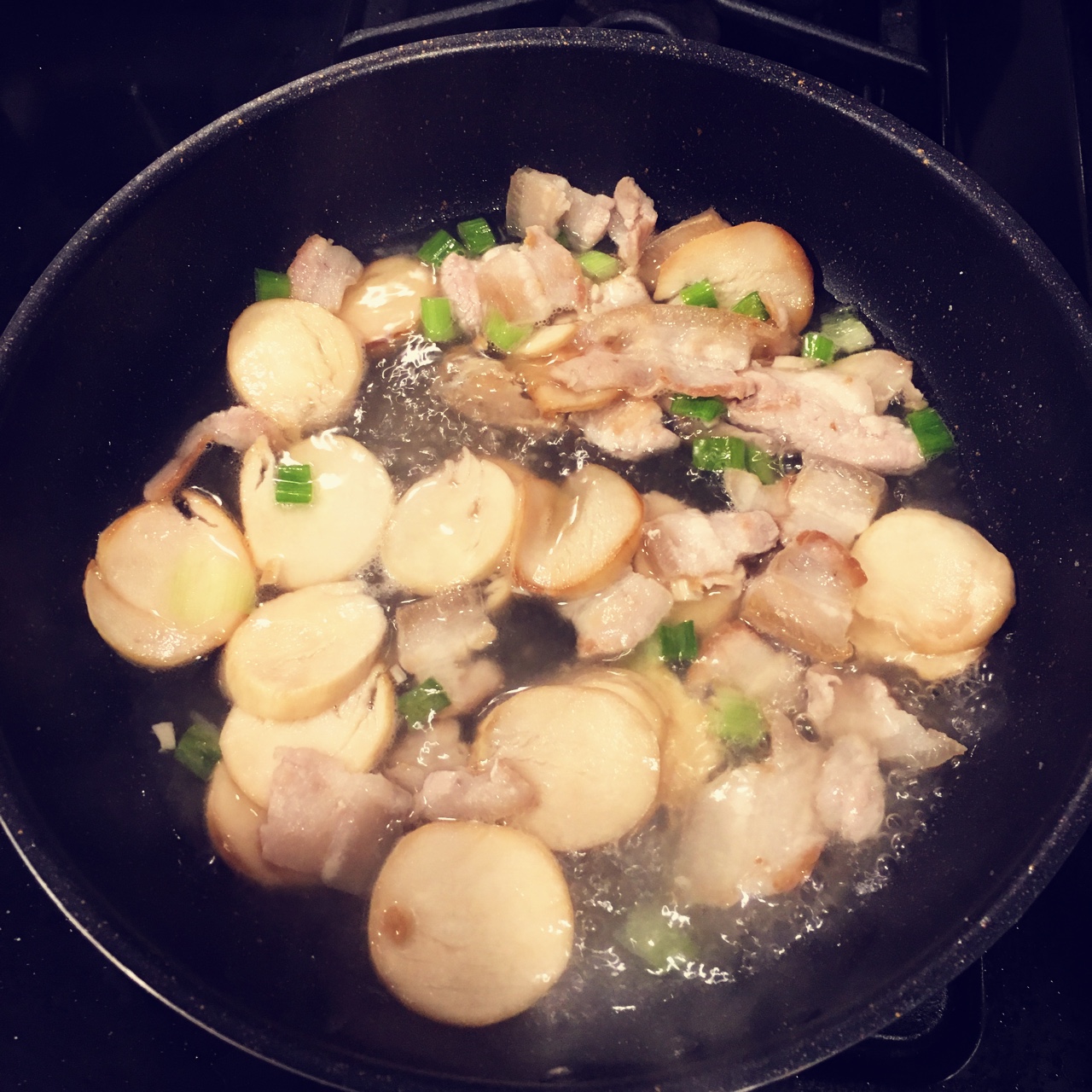 杏鲍菇炒肉片