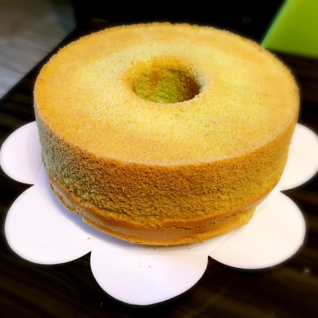 椰香斑斓戚风蛋糕