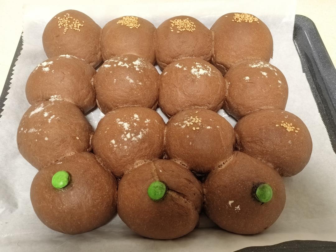 圣诞特浓可可小餐包