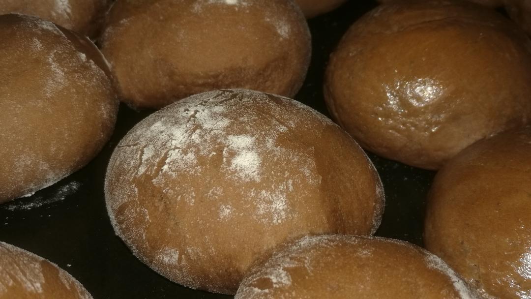 无糖老式圆面包