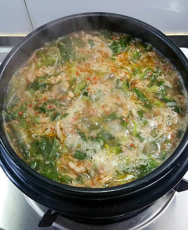 韩式猪脊骨酱汤的做法