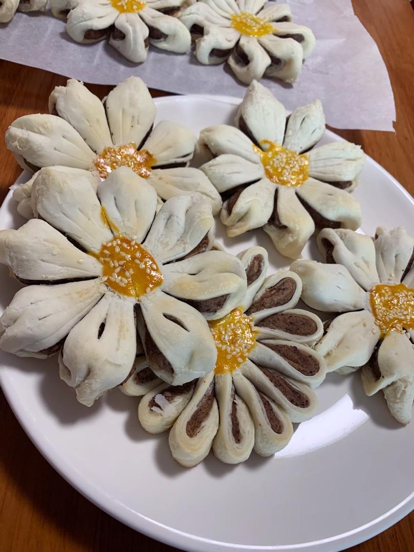 枣泥菊花酥