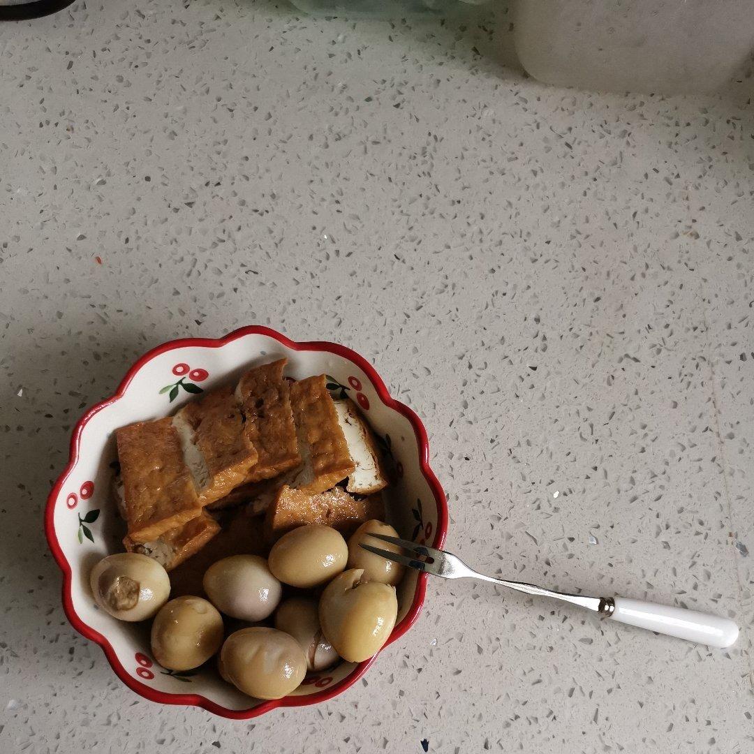 老北京炸素丸子&茶香葱油卤豆腐鸡蛋