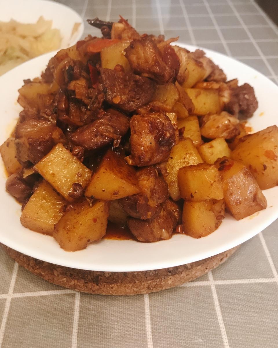 土豆炖排骨