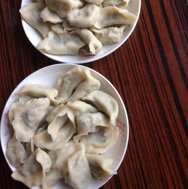 韭菜杏鲍菇饺子