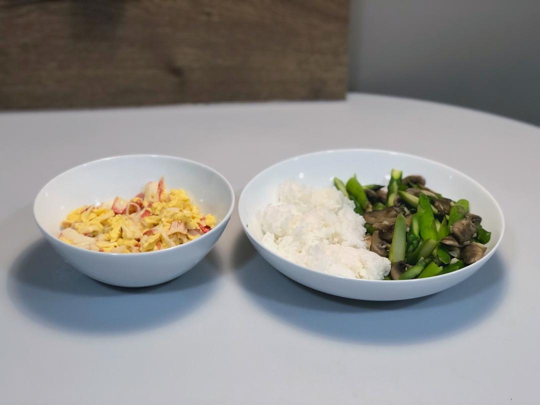 【曼食慢语】芦笋炒蘑菇