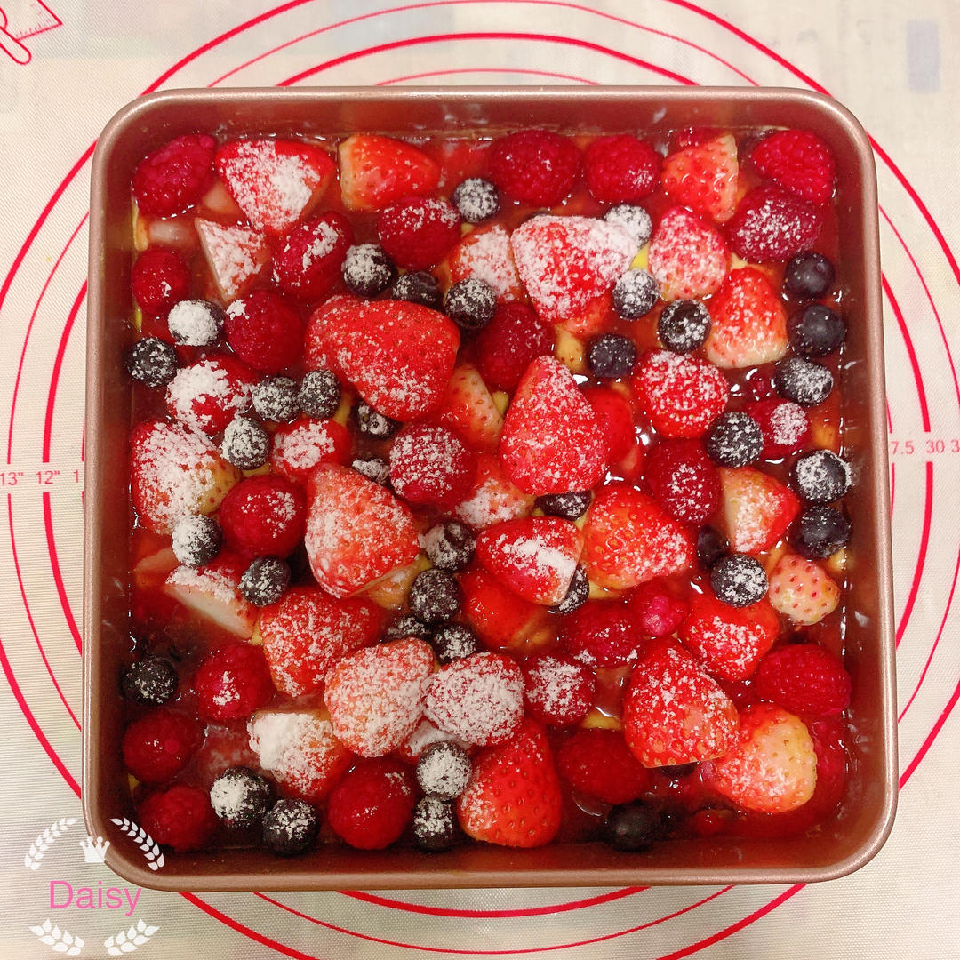 火爆全网的混合莓果提拉米苏盒子超详细教程