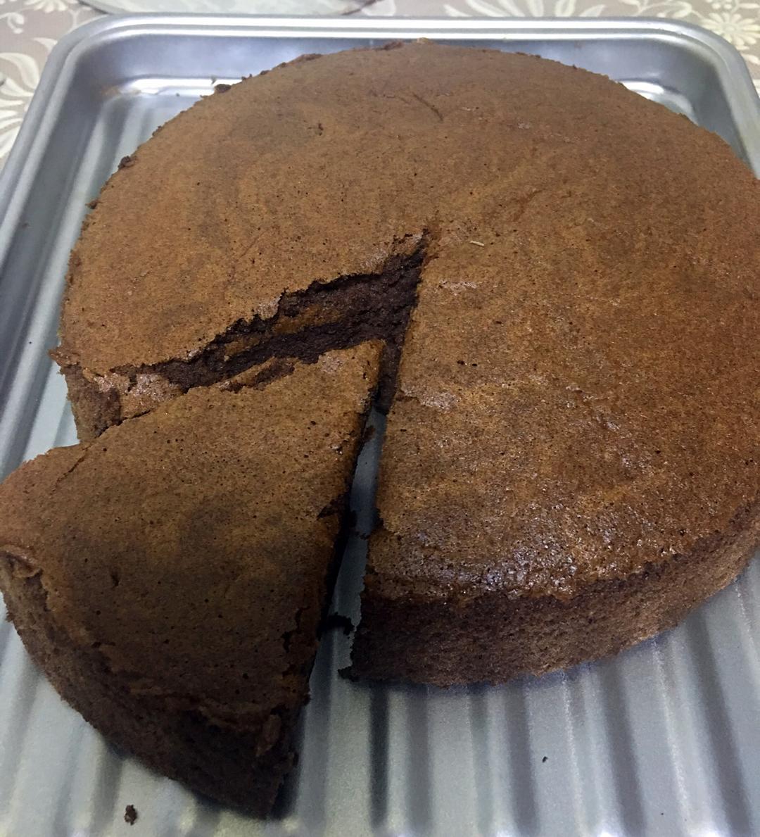 可可戚风蛋糕8寸