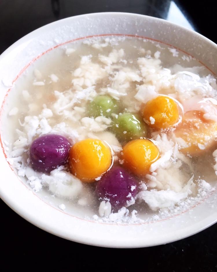 彩色小汤圆
