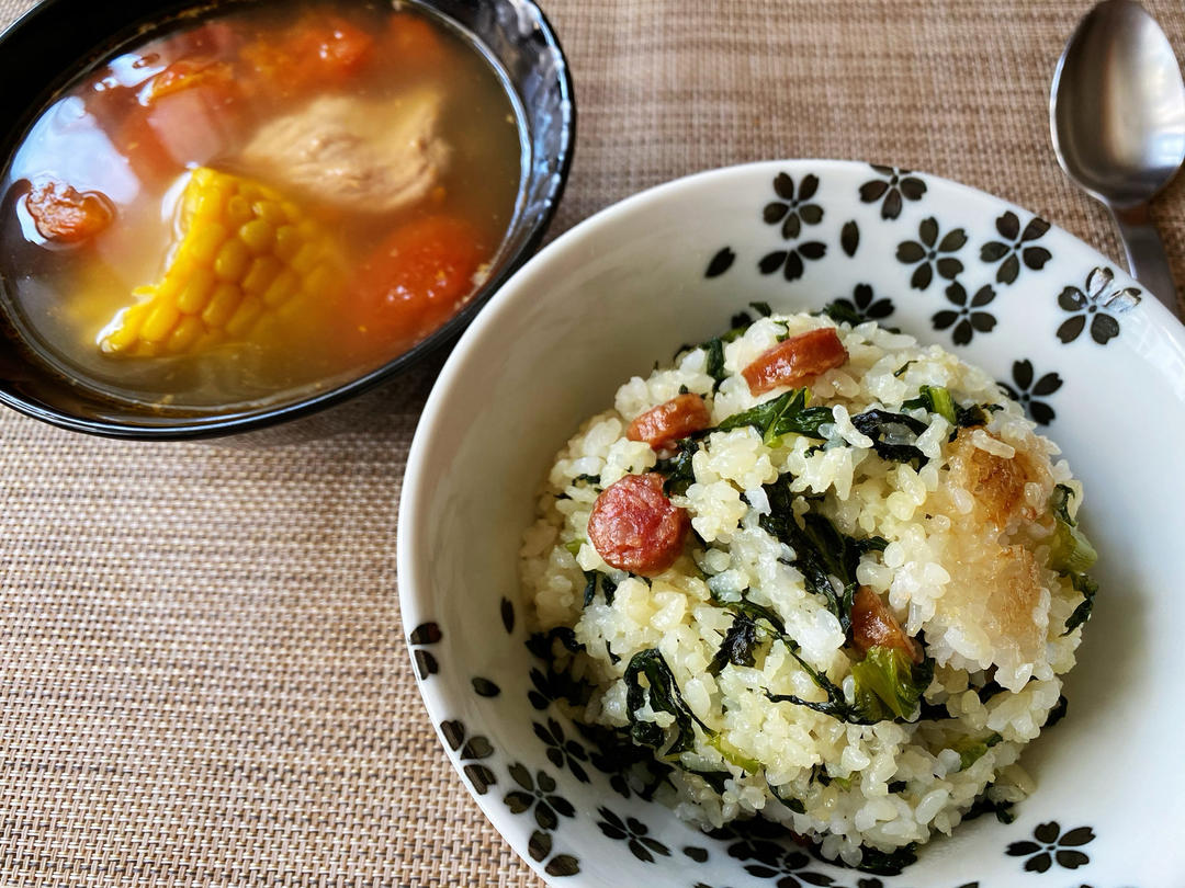 上海菜饭（莴笋叶版）