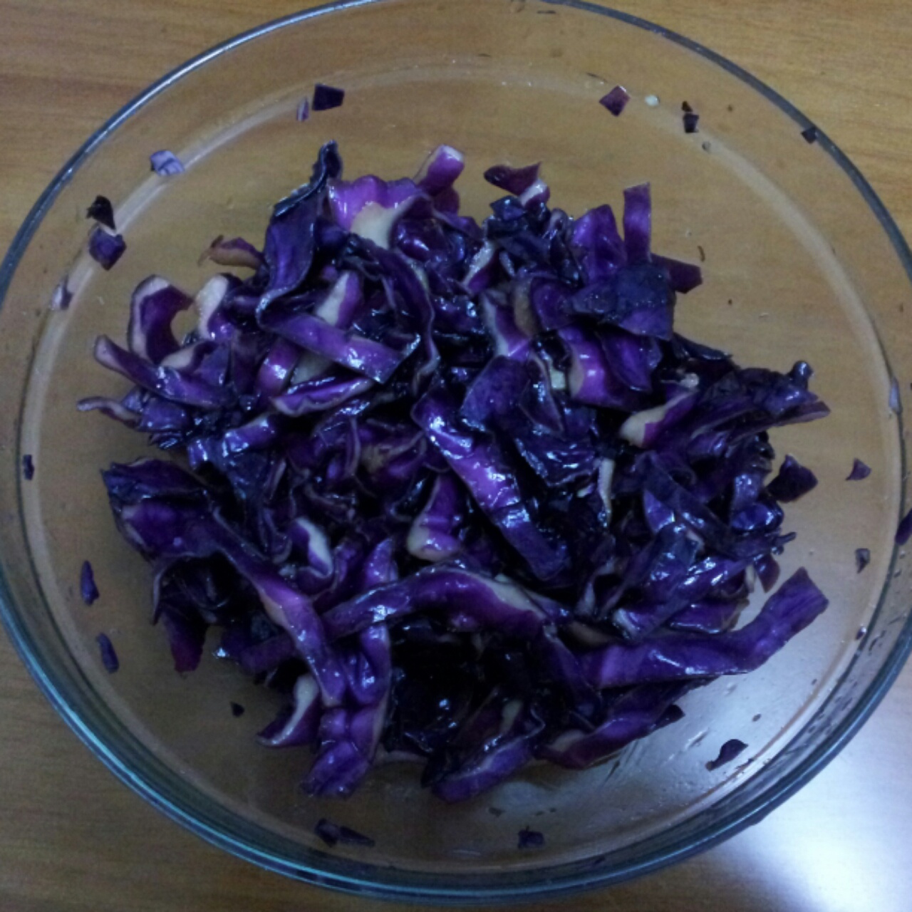 凉拌紫甘蓝