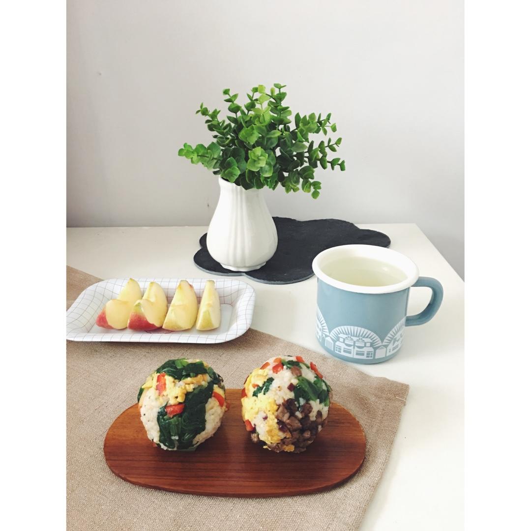 鸡肉蔬菜饭团OR拌饭（2.0版）—避免蔬菜焦虑| 健康·三餐