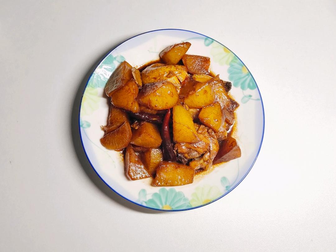 红烧萝卜鸡腿
