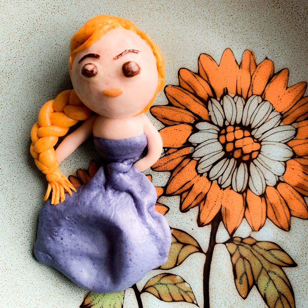 自创卡通馒头艾莎馒头《冰雪奇缘》家庭馒头版上映