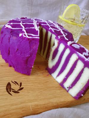 紫薯泥（抹面）蛋糕的做法 步骤6