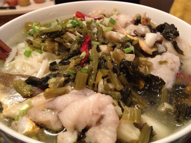 浓汤雪菜黄鱼面