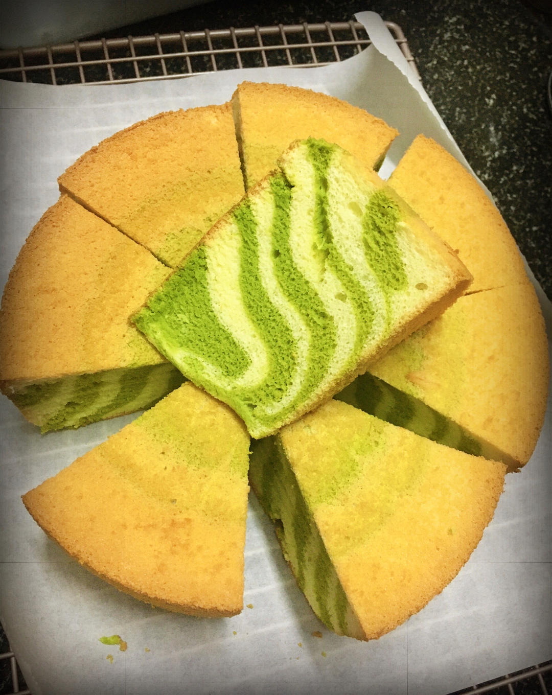 斑马纹戚风蛋糕