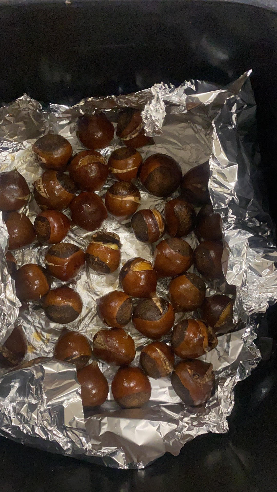 空气炸锅糖炒栗子