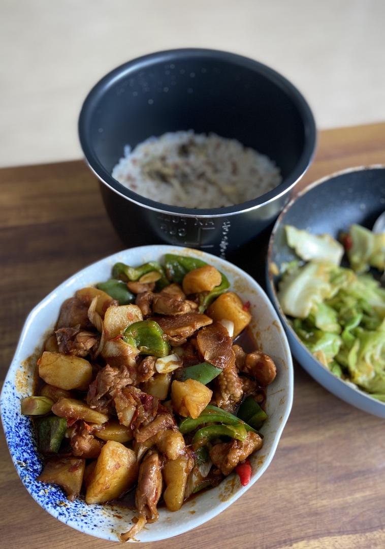 正宗大盘鸡（老饭骨作业版）