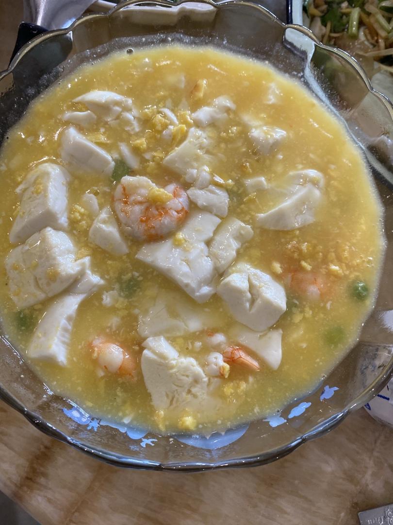 蟹黄豆腐（咸蛋黄版）
