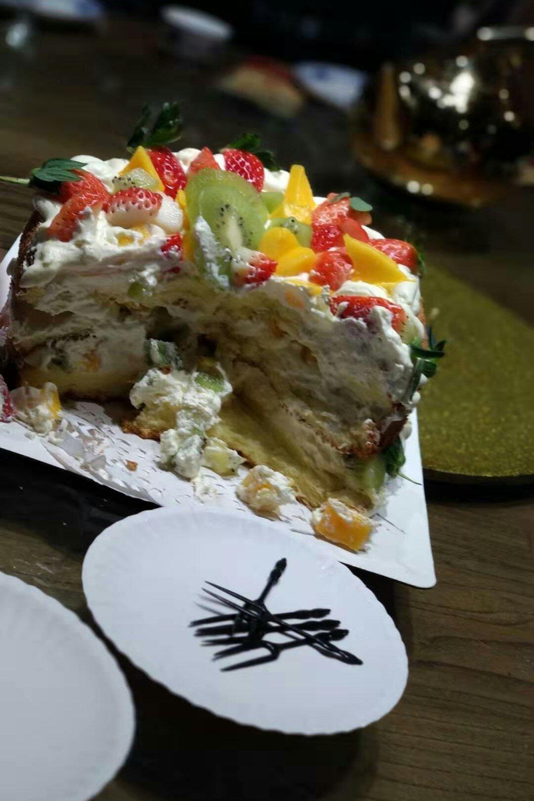 8寸戚风裸蛋糕
