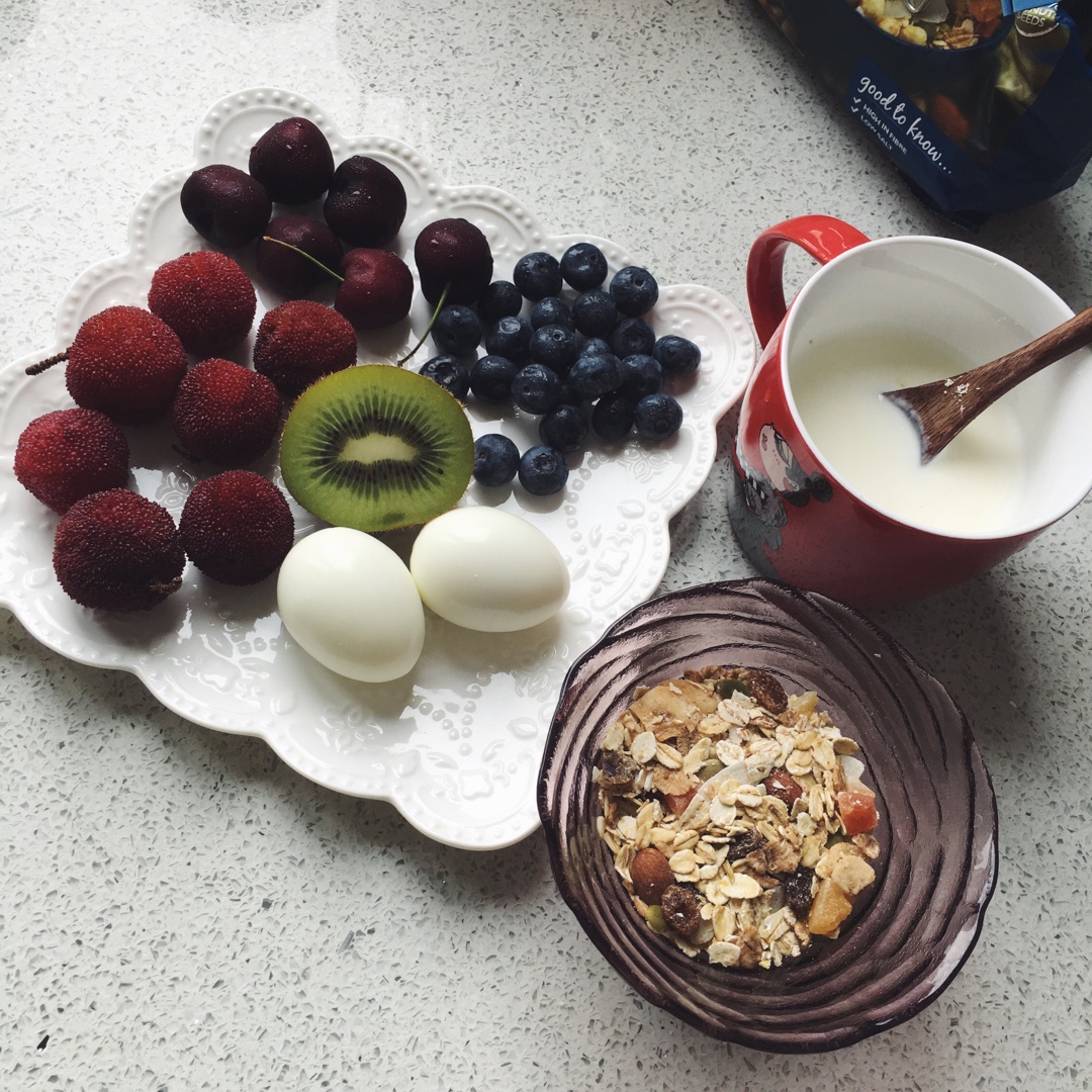 不急不躁吃早餐