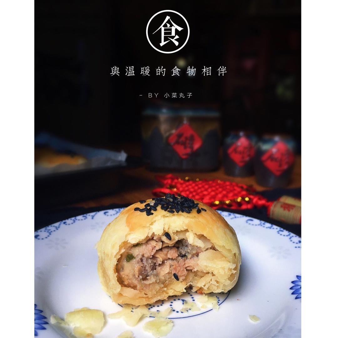 泳式鲜肉榨菜月饼