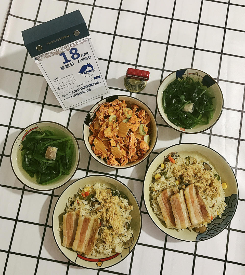 猪油咸肉菜饭