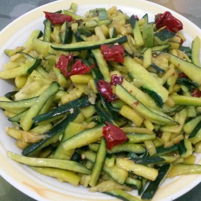 爆炒嫩南瓜的做法