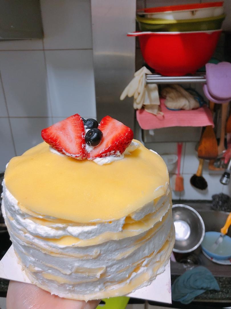 芒果千层蛋糕，100%成功告别煎皮无能