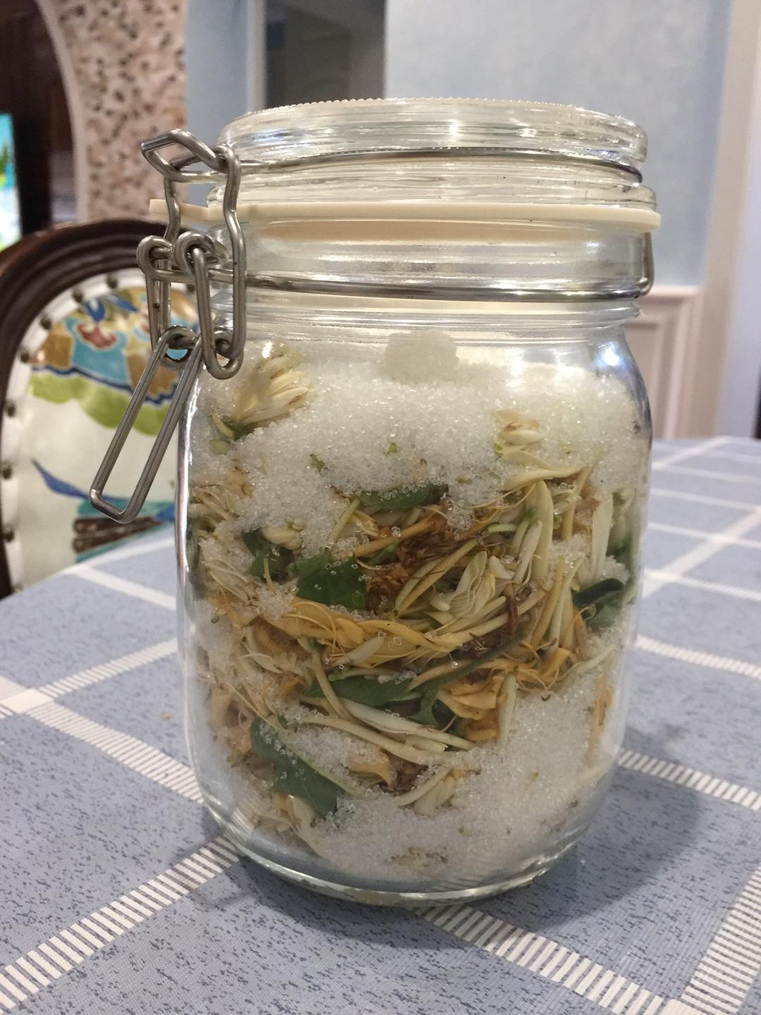 自制金银花茶