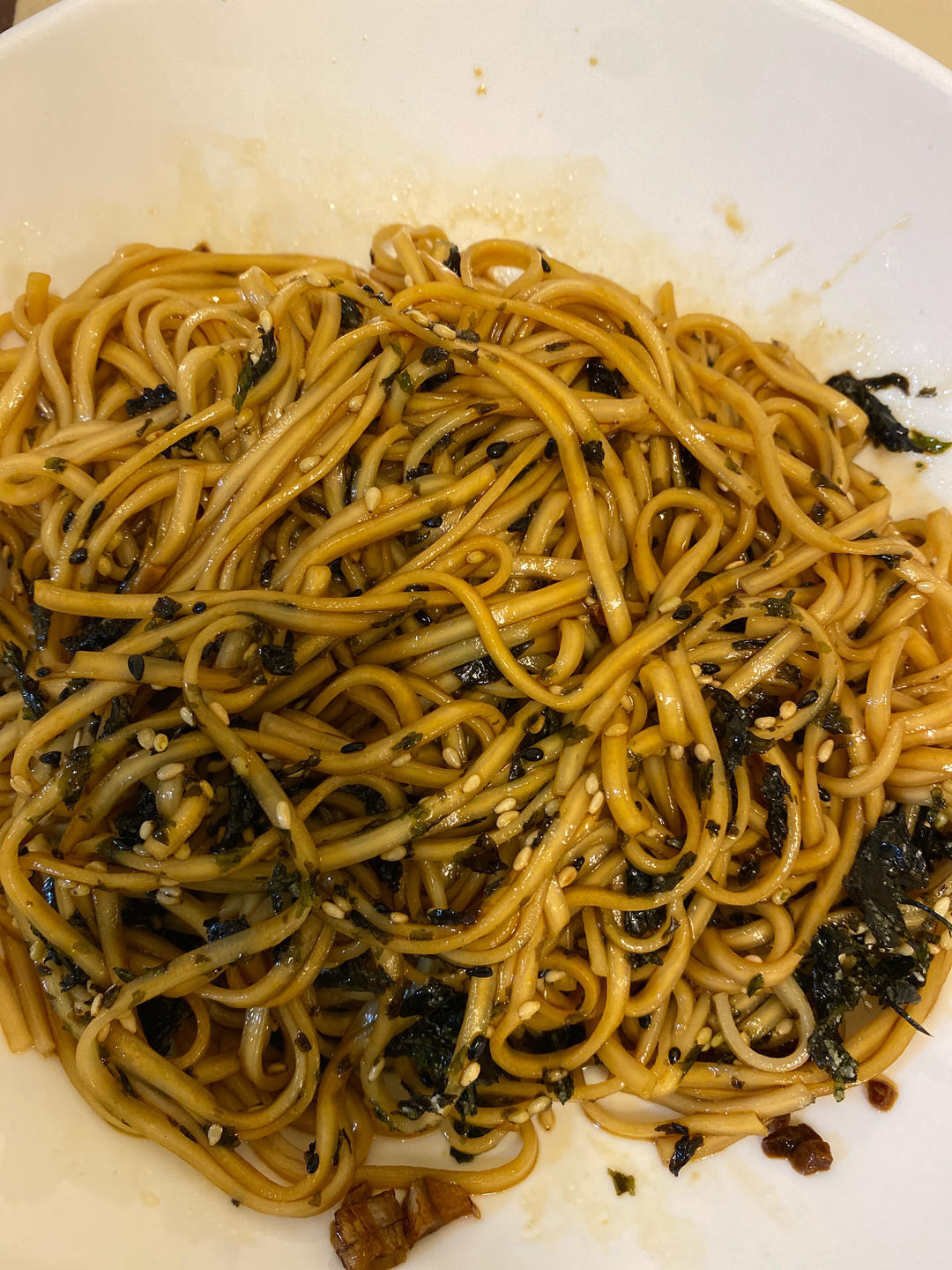 10分钟搞定的一碗葱油拌面