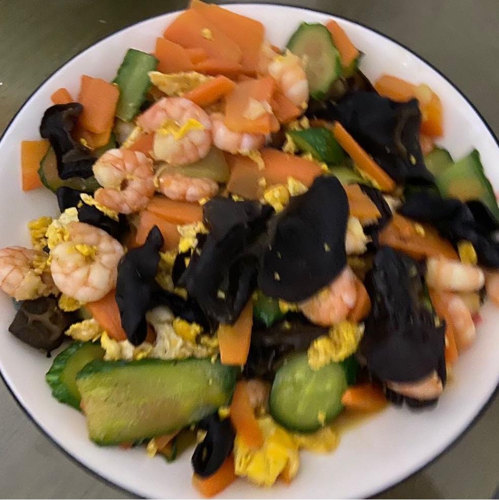 家常菜-木须虾仁