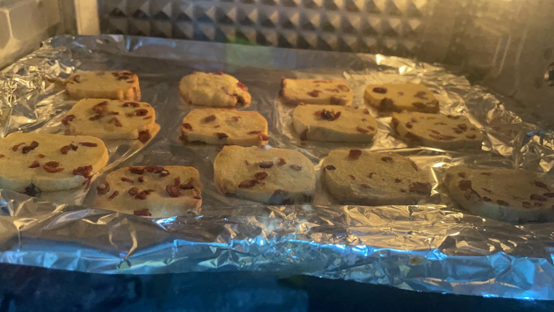 低糖少油版蔓越莓饼干