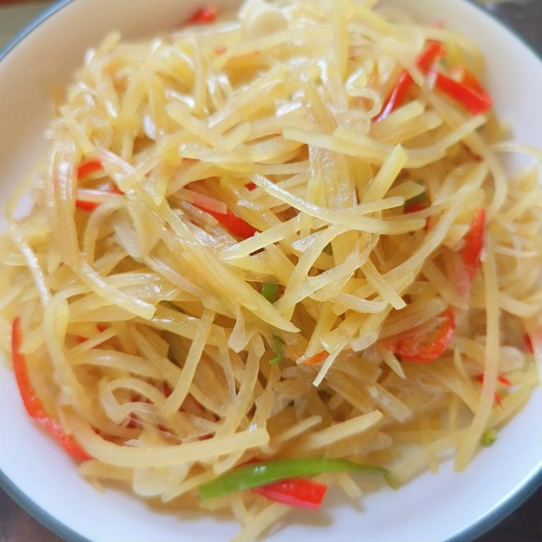 醋溜土豆丝的做法